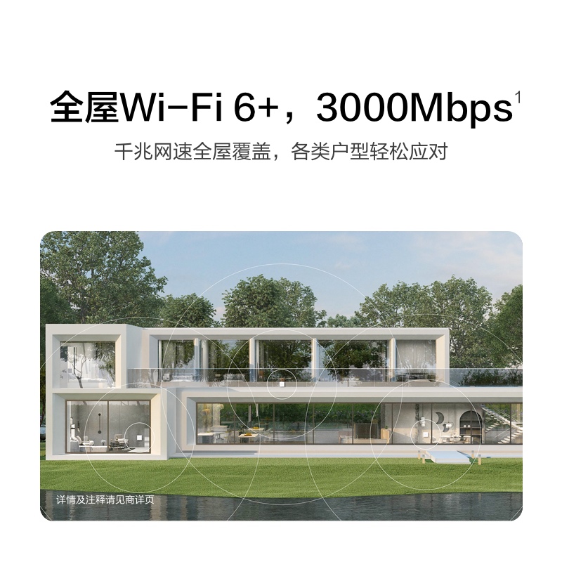 【顺丰】华为路由器H6 Q6全屋wifi覆盖智能wifi6 AC无线面板AP子母POE套装千兆端口家用大户型mesh组网 - 图1