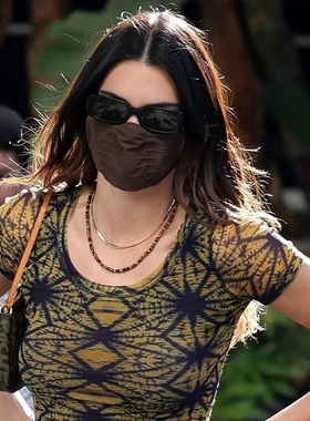 耳边82肯豆手工串珠虎眼石毛衣链