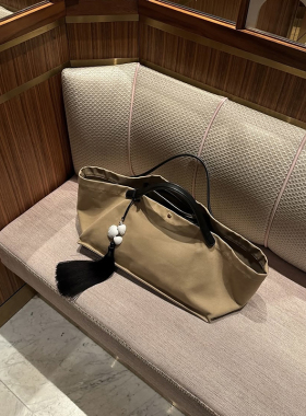 ROW风白贝壳流苏挂件吊坠项链