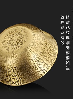 纯黄铜供杯供碗家用佛前拜拜神台供奉碗具净水杯酒杯仙家供佛摆件