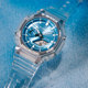 Casio's new octagonal metal transparent waterproof men's watch