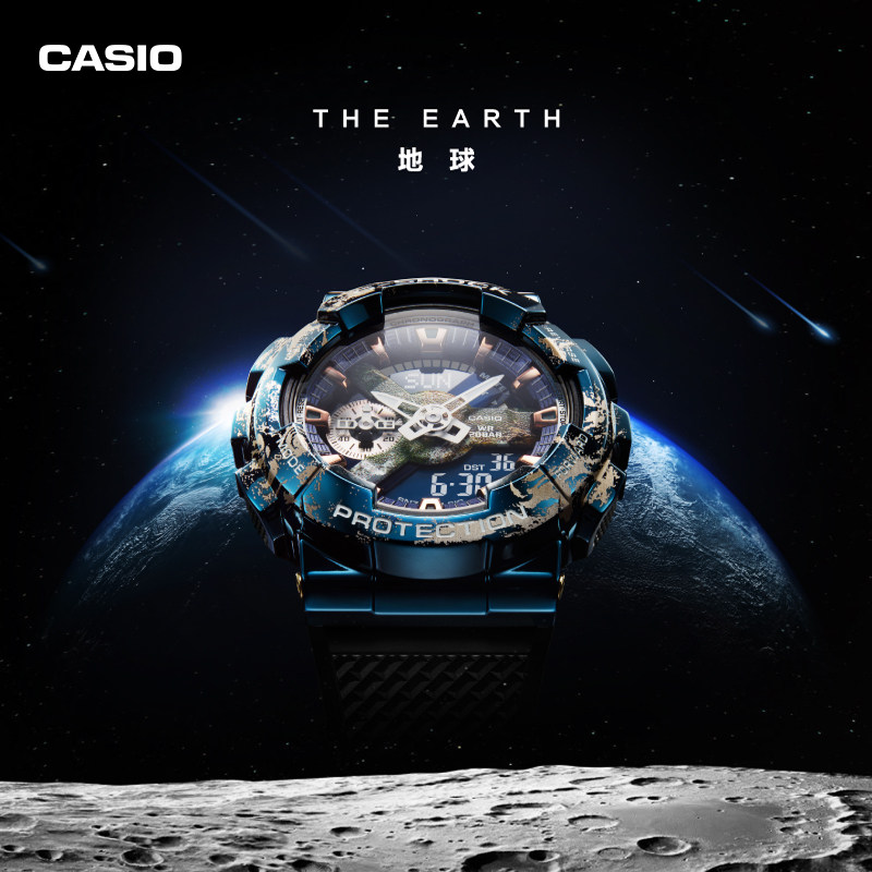 卡西欧男生gshock新款太空运动表 casio创元日韩腕表
