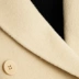 Áo khoác cashmere hai mặt chống mùa mùa thu áo khoác len mới trong phần dài của phiên bản tiếng Hàn của gió Hull phổ biến - Áo khoác ngắn áo khoác da nữ Áo khoác ngắn