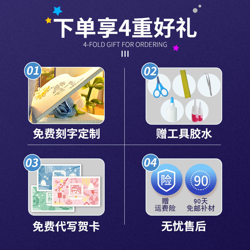 diy小屋阁楼别墅梦星空梦幻模型 巧之匠拼呗建筑/DIY小屋/拼装模型