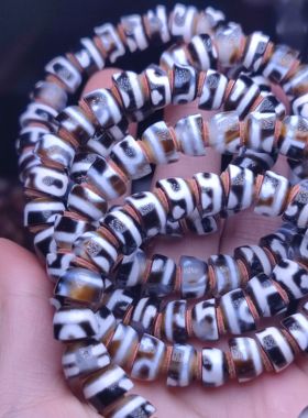 天然玛瑙西藏真品玛瑙天珠段珠隔片隔珠手链藏式民族风女款