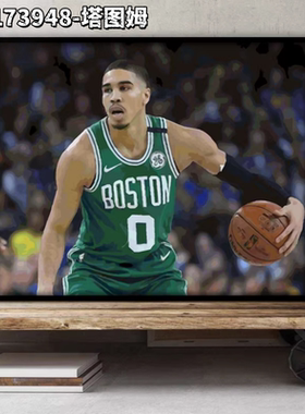 数字油彩画diy油画人物NBA篮球明星手绘装饰画湖人夺冠塔图姆胜利