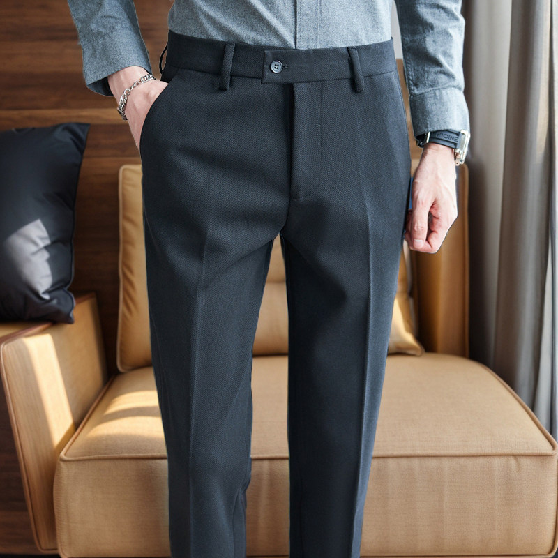 男裤子羊毛呢子秋冬季冬款加厚商务高端西装直筒大码休闲男士西裤,淘宝优惠券,粉丝福利购,淘宝优惠卷