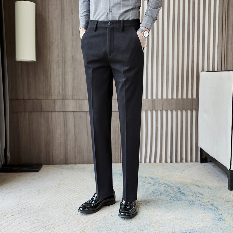 男裤子羊毛呢子秋冬季冬款加厚棕色咖色商务高端修身大码休闲西裤,淘宝优惠券,粉丝福利购,淘宝优惠卷