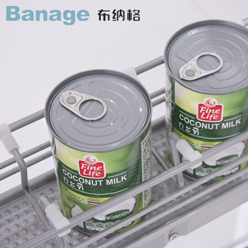 布纳格拉篮防撞防晃分隔条 橱柜配件分格收纳 窄柜不锈钢塑料档片,淘宝优惠券,粉丝福利购,淘宝优惠卷