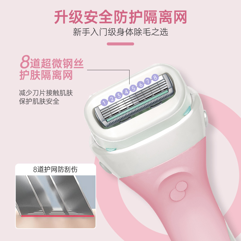 正品舒芙剃毛刀刀头替换装大皂头专用腋毛腿毛脱毛