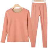 Удерживающее тепло нижнее белье для влюбленных подходит для мужчин и женщин, утепленный комплект, бархатное базовое термобелье, свитер