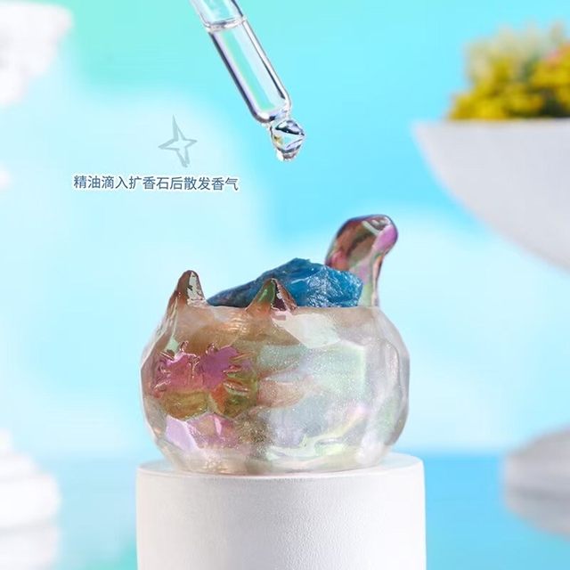 Cat Crystal Blind Box Desktop Ornament Gift for Coworker Girl