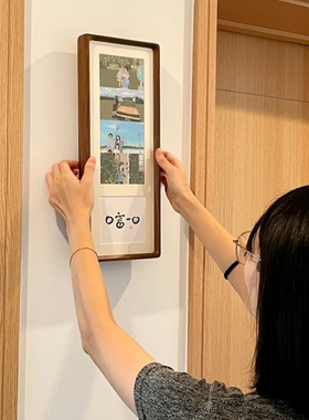 实木情侣照片相框摆台