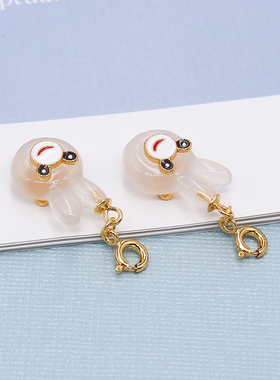 S925纯银可爱长耳兔吊坠