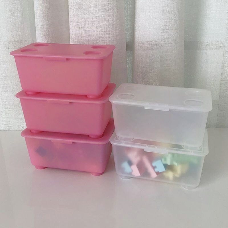 桌面收纳盒 附盖 杂物整理盒 塑料玩具厨房储物小物件,淘宝优惠券,粉丝福利购,淘宝优惠卷