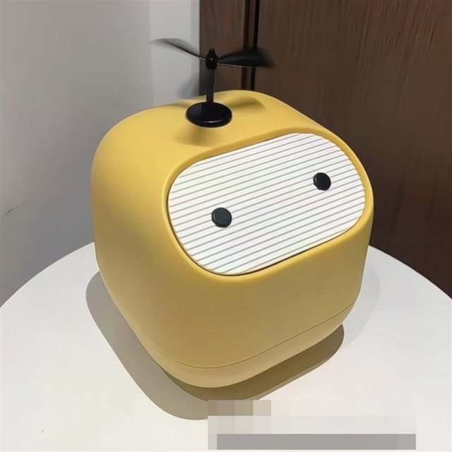 Desktop trash can Household countertop ninja garbage storage bin with lid press-type mini car tissue basket