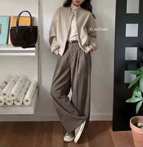 Nine-1122 Korea Dongdaemun Needle Weaters Area THEZOA-8049496 Autumn winter succinct Metropolitan Korean version