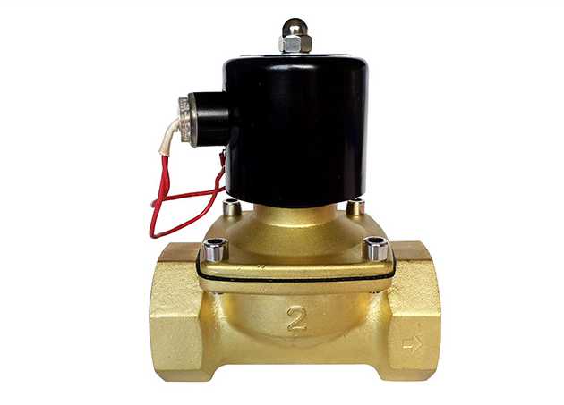 常闭黄铜两位两通电磁阀2W-500-50 DN502寸水用开关控制进水阀 - 图2