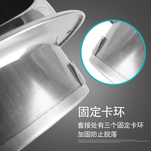 特厚 不锈钢304风帽外墙防风罩 油烟机百叶透气排气系统出风口帽 - 图1