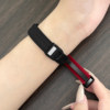 Folding silicone magnetic Huawei bracelet strap psnld