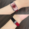 Folding silicone magnetic Huawei bracelet strap psnld