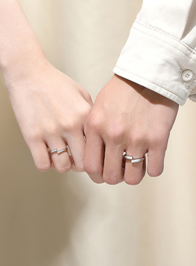 宝茉情侣S925莫比乌斯微镶