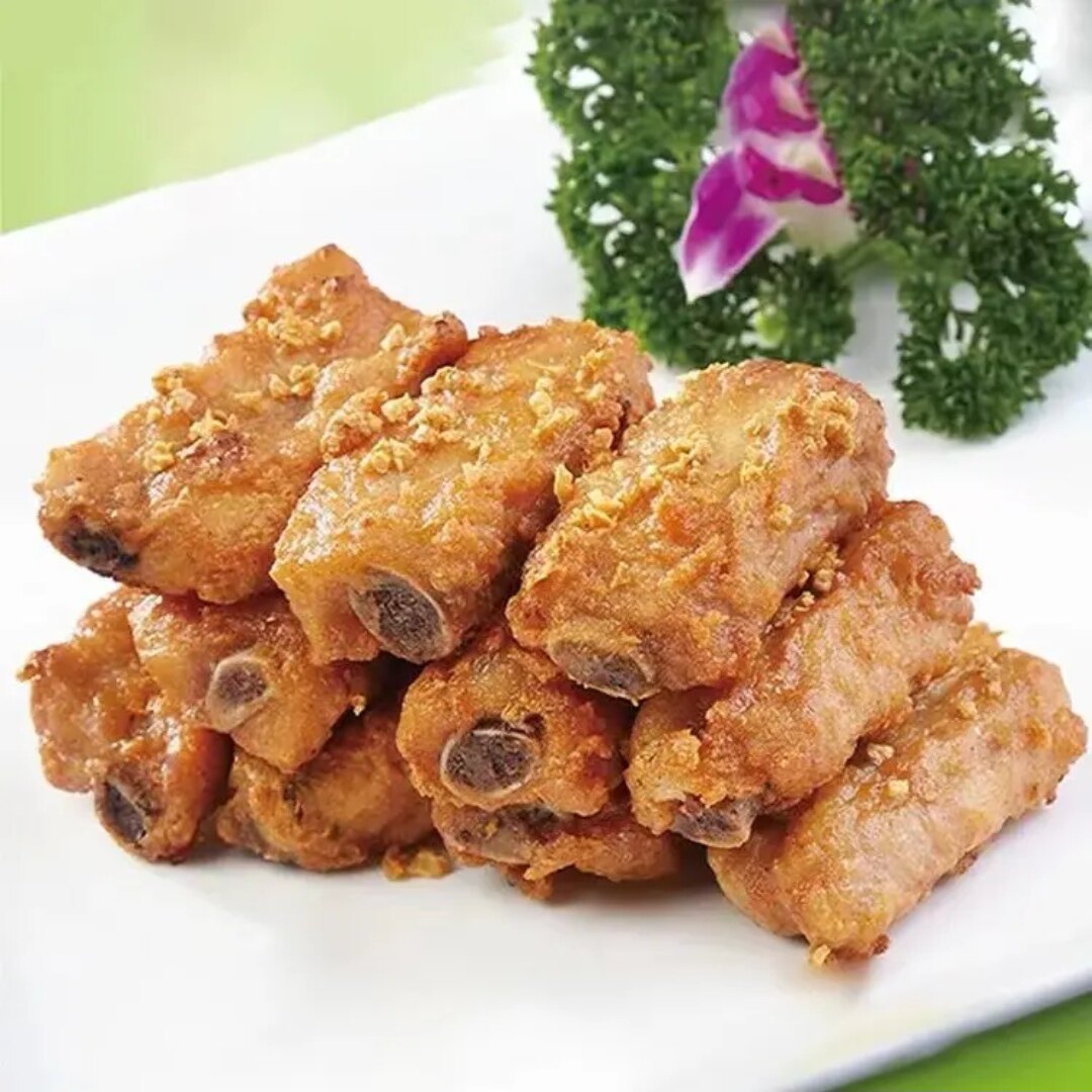 天达丰十支蒜香骨500g20包猪排腌制半成品速冻油炸蒜香猪排骨肋排