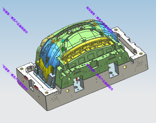 Powermill大型塑胶模具编程视频教程 讲中大型模具编程思路送模板 - 图2