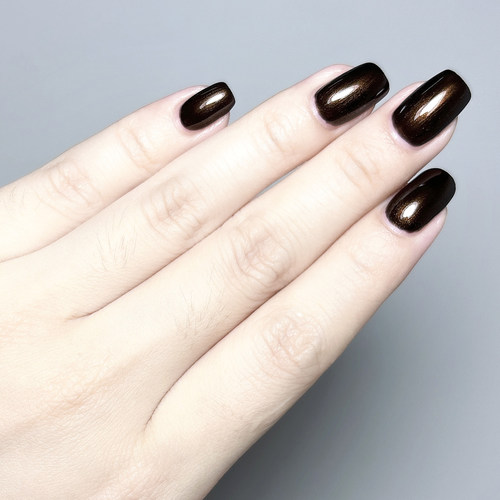 OPI正品秋冬新款指甲油band tease金属棕F026古铜金显白免烤持久 - 图2