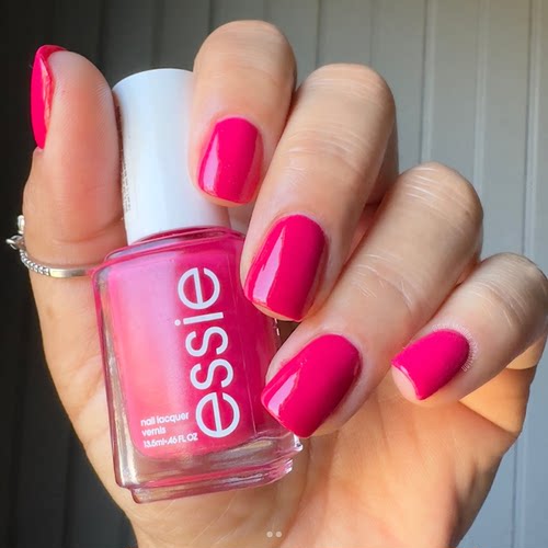 essie指甲油新款127 watermelon西瓜红桃红玫粉色显白夏天脚趾甲 - 图3