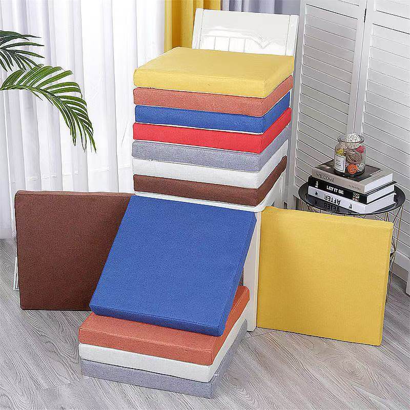 椅子坐垫拆洗凳子垫增高加厚椅垫高密度加硬办公学生久坐椅垫屁垫