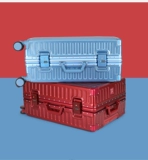 Чемодан, универсальная коробка, популярно в интернете, 24 дюймов