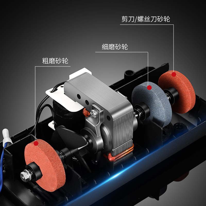 德国电动磨刀机家用菜刀开刃神器全自动小型多功能快速磨刀高精度-图2