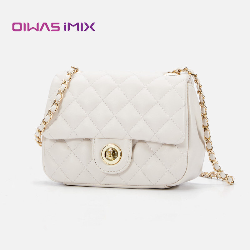 白色小包包ins夏季天小ck小方包 oiwas爱华仕劲美女士包袋