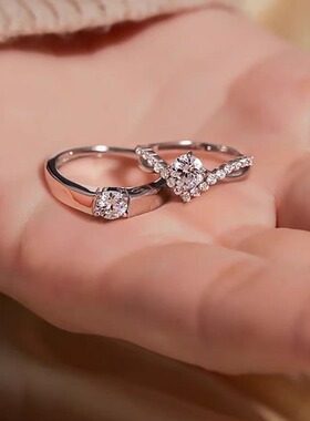 DR情侣对戒为爱加冕钻戒