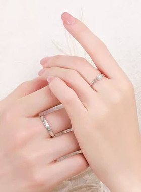 DR戒指女栀子之手情侣对戒