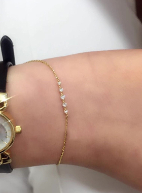 ordi极细排钻手链女2025新款爆款手串轻奢小众精致高级感手饰