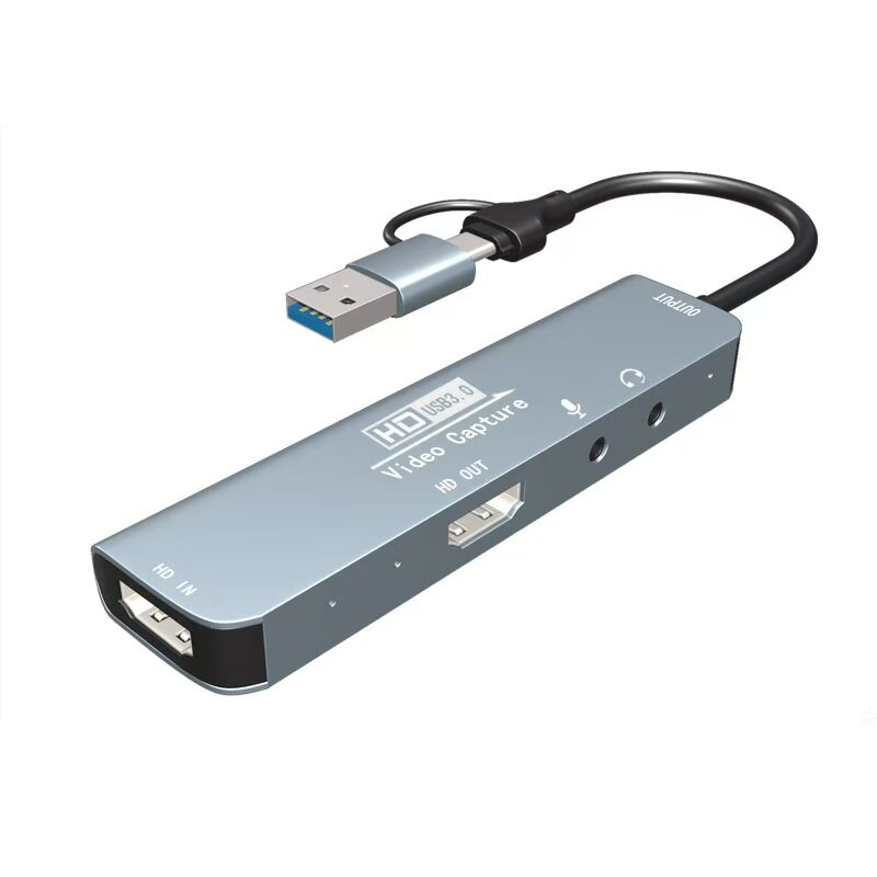 HDMI视频采集卡MS2131 1080游戏直播4K环出机顶盒接手机视频录制