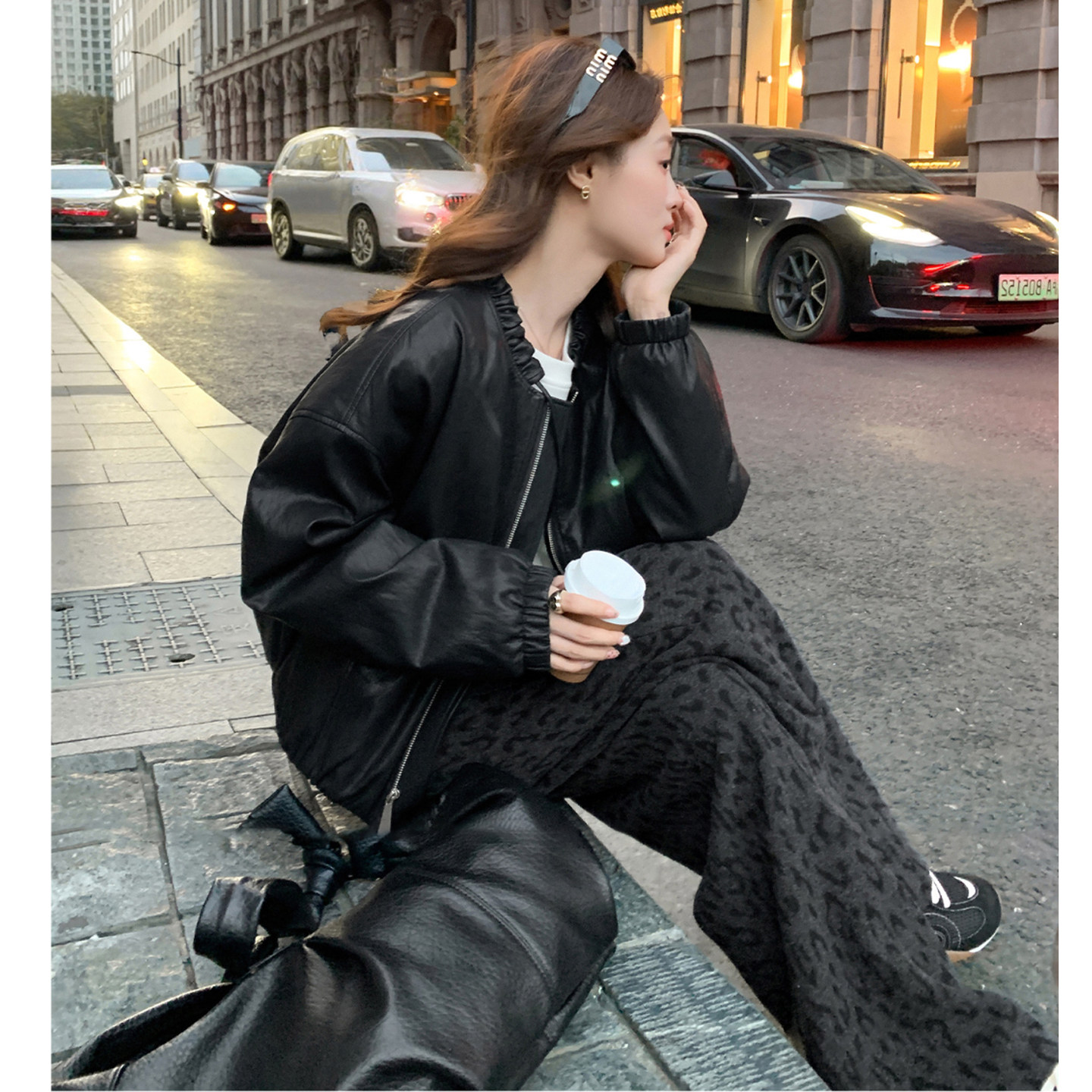 孕妇裤不勒肚子豹纹毛呢阔腿裤女宽松休闲裤加厚加绒保暖外穿裤子,淘宝优惠券,粉丝福利购,淘宝优惠卷