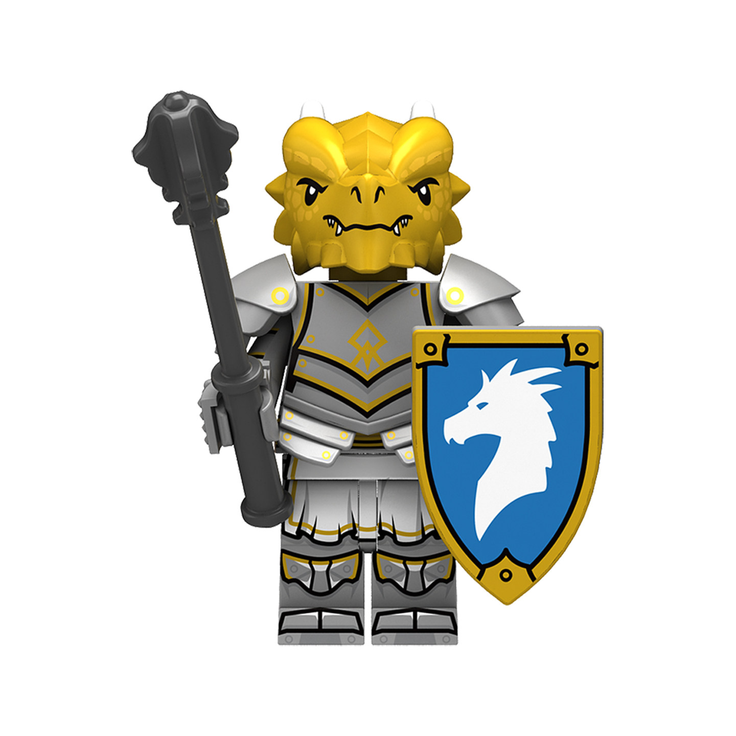 中国积木中古系列金龙骑士蓝龙战士益智拼插型儿童积木玩具小人仔,淘宝优惠券,粉丝福利购,淘宝优惠卷