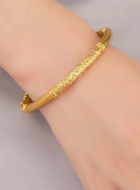 沙金至尊宝手镯古法心经金箍棒