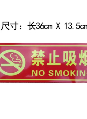 安全标识牌警示禁止吸烟