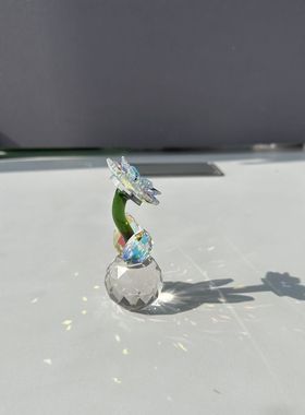 水晶太阳花朵家居办公室