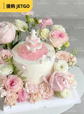 复古风法式小喷泉摆件网红生日