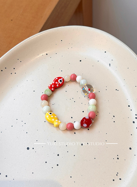 多巴胺陶瓷小鱼手链手链