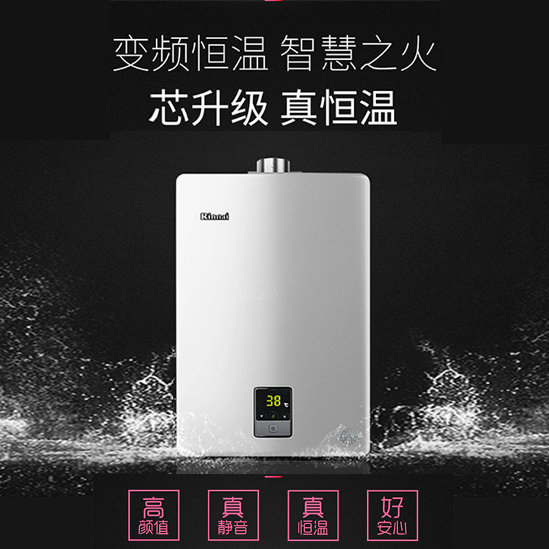 Rinnai/林内 JSQ20-C01林内燃气热水器 10升家用静音恒温强排-图0