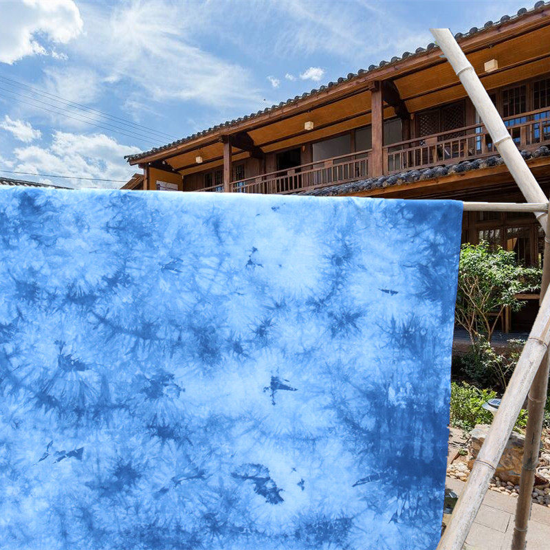 全棉纯手工扎染布艺成品 蓝染云染布幔背景服装桌布茶席diy布料,淘宝优惠券,粉丝福利购,淘宝优惠卷