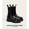 New autumn and winter thick-soled genuine leather chimney boots short boots