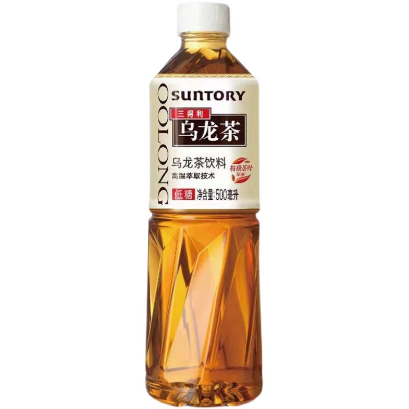 SUNTORY/三得利乌龙茶无糖低糖橘皮茉莉味茶饮料0糖0脂500ml*15瓶 - 图3