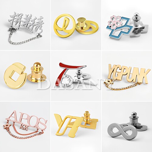 金属徽章定做胸章定制企业LOGO司徽勋章企业周年礼定制入职礼定做 - 图1